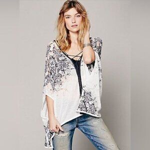 RARE Free People Seven Dials Embroidered Tunic Top